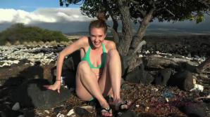 Ashley makes it to the big island!