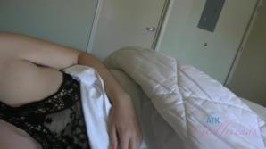Simone jacks you off until you cum in her hands